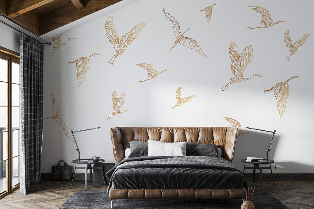 Gru in volo — ambiente 1