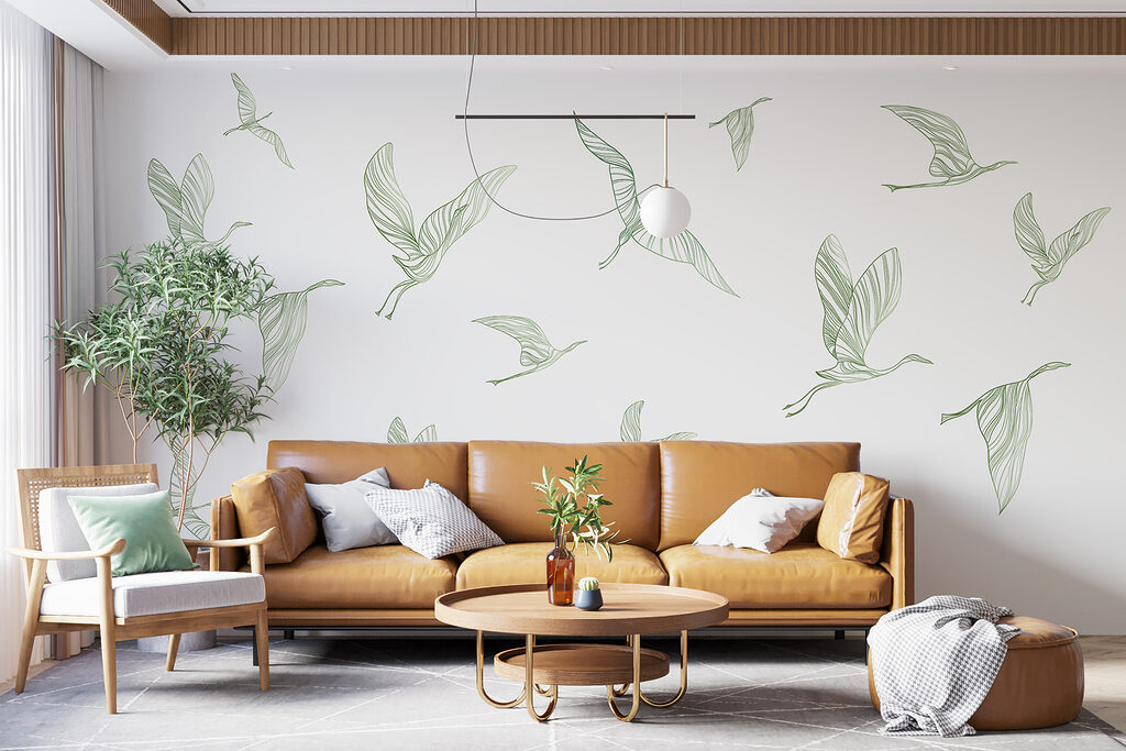 Gru in volo — ambiente 3