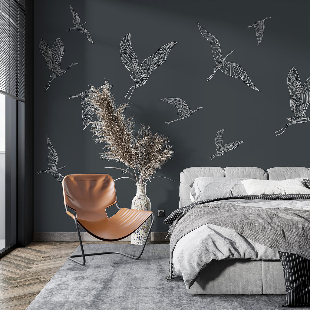Gru in volo — ambiente 1