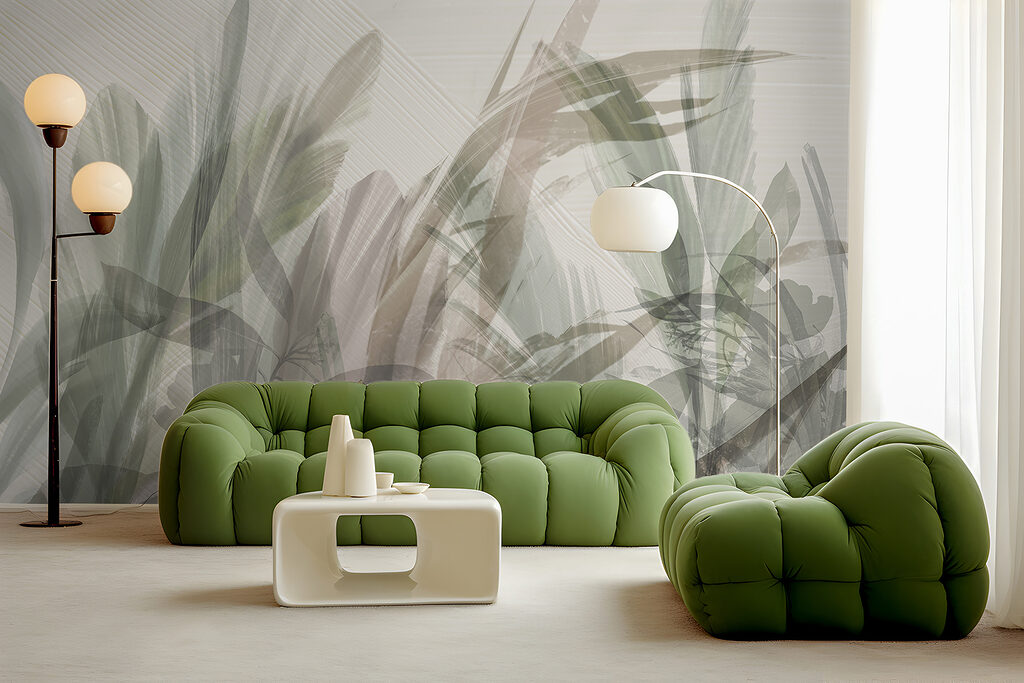 Bosco di foglie trasparenti — ambiente 3