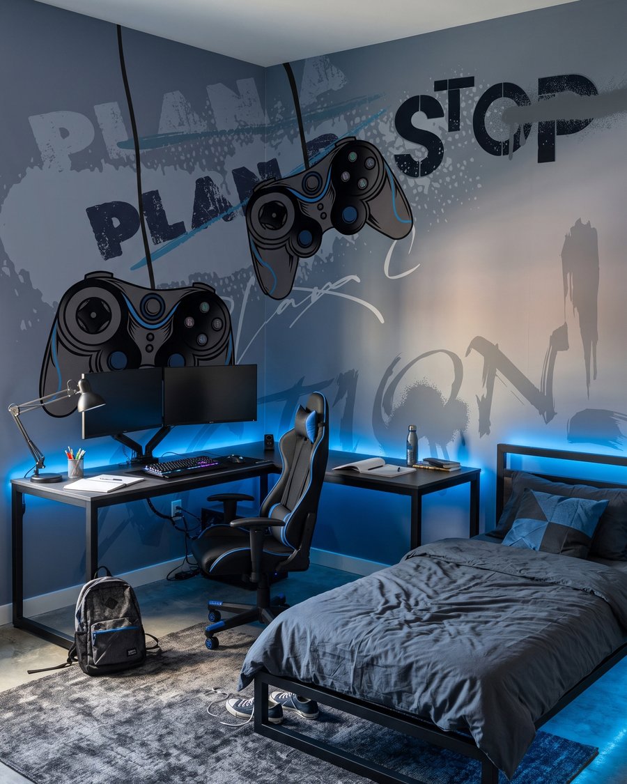 Controller tra parole grafiche — ambiente 4