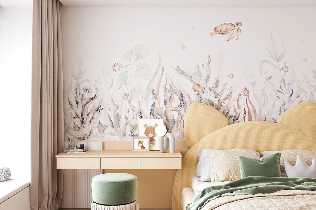 Tartaruga sopra giardini marini — ambiente 3