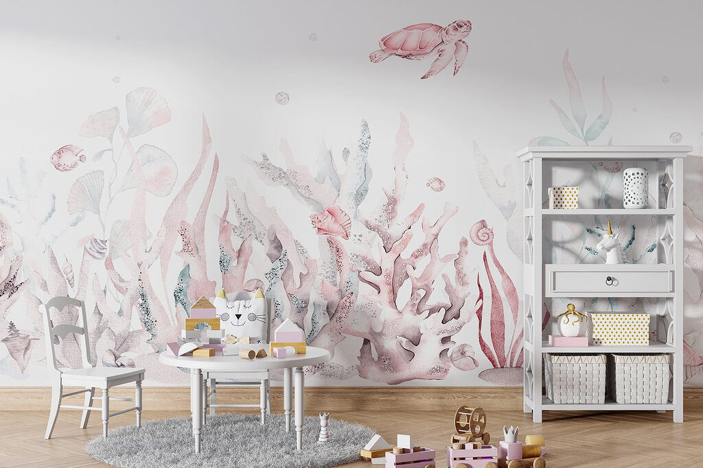 Tartaruga sopra giardini marini — ambiente 1