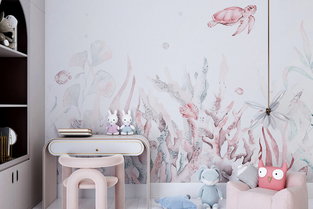 Tartaruga sopra giardini marini — ambiente 3