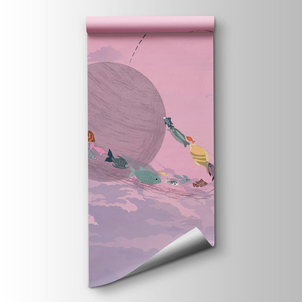 Astronauta pescatore di pianeti — vista del prodotto
