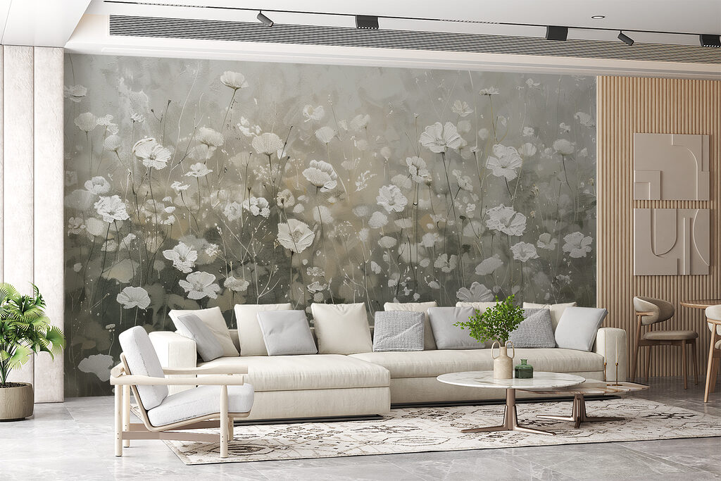 Fiori bianchi al crepuscolo — ambiente 3