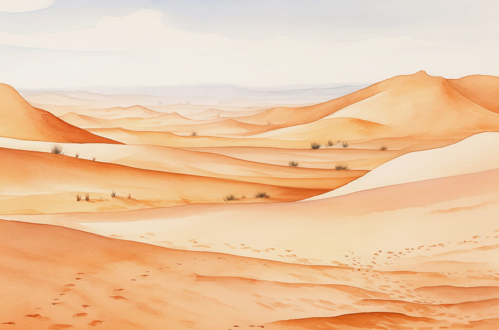 Dune in toni albicocca — design completo