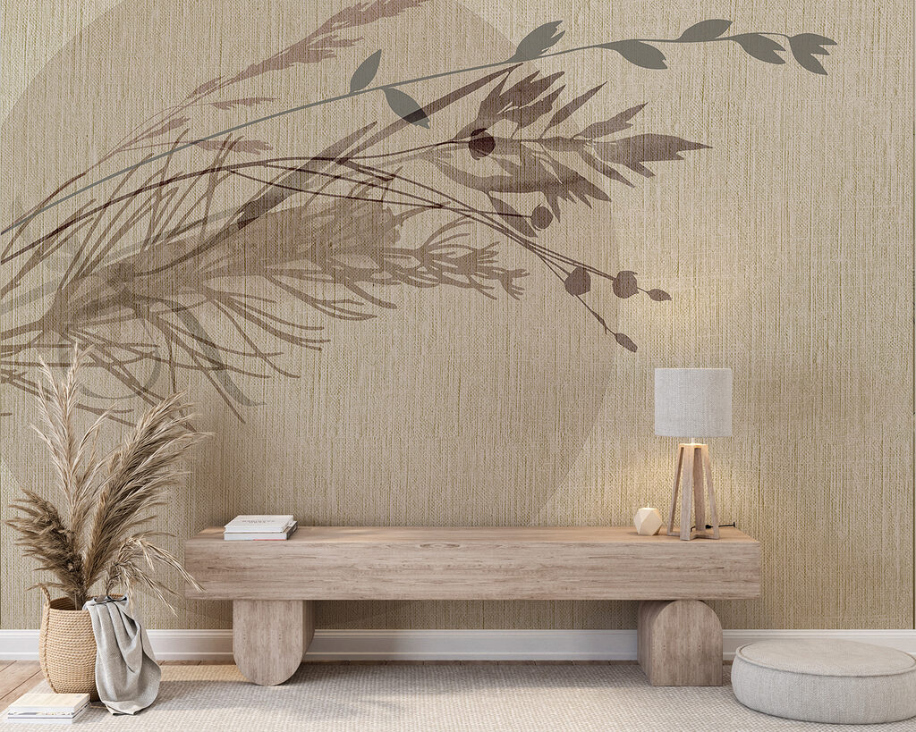 Graminacee su cerchio beige — ambiente 4