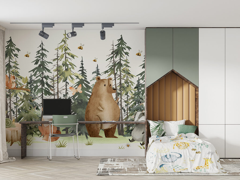 Orso tra i pini — ambiente 2