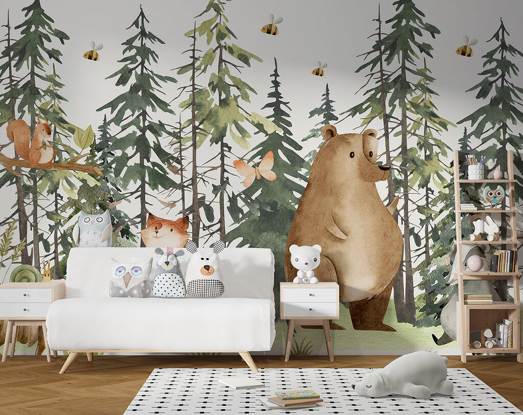 Orso tra i pini — ambiente 3
