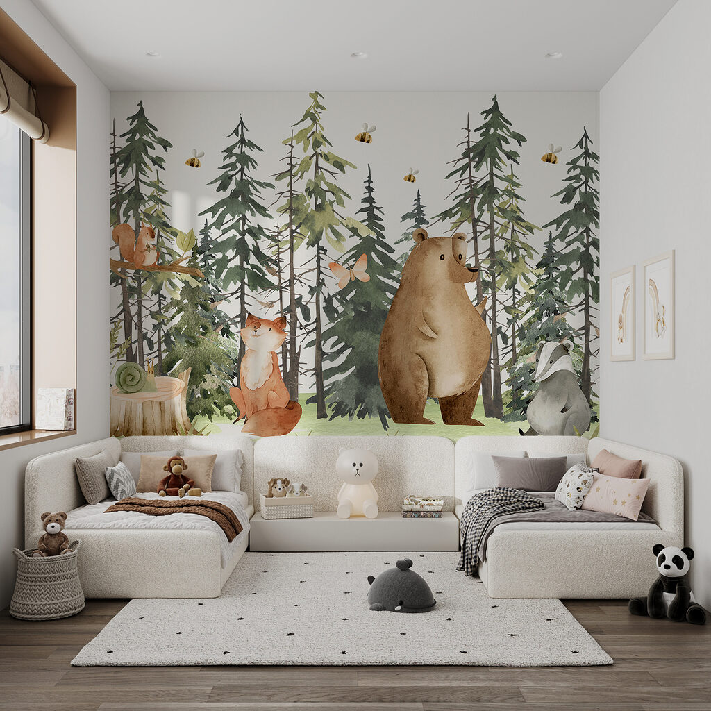 Orso tra i pini — ambiente 4