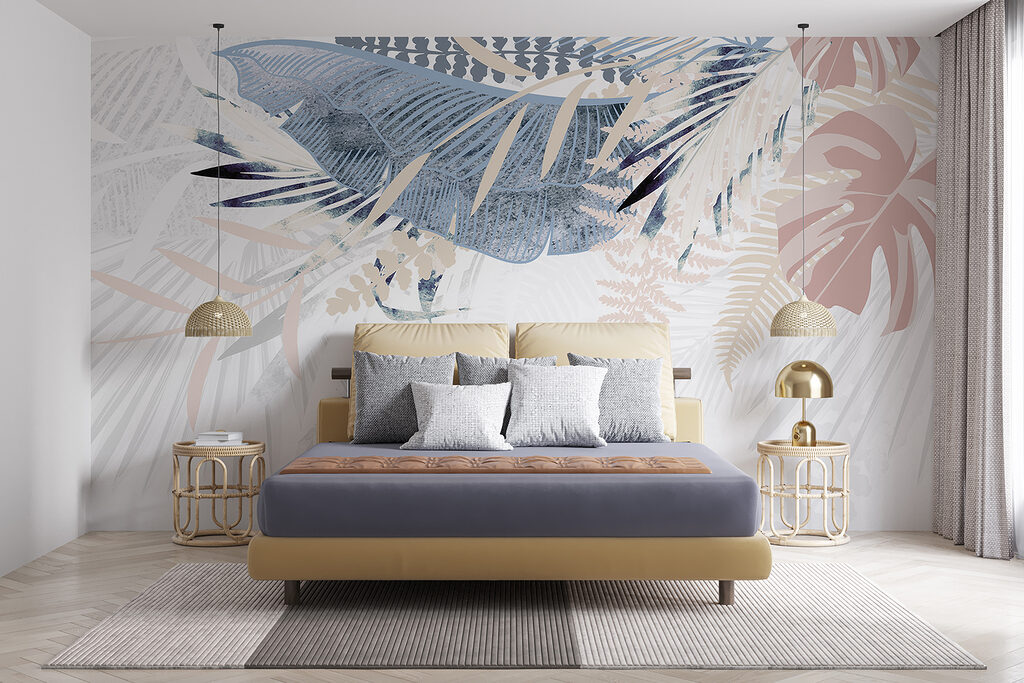 Fronde pastello in alto — ambiente 2