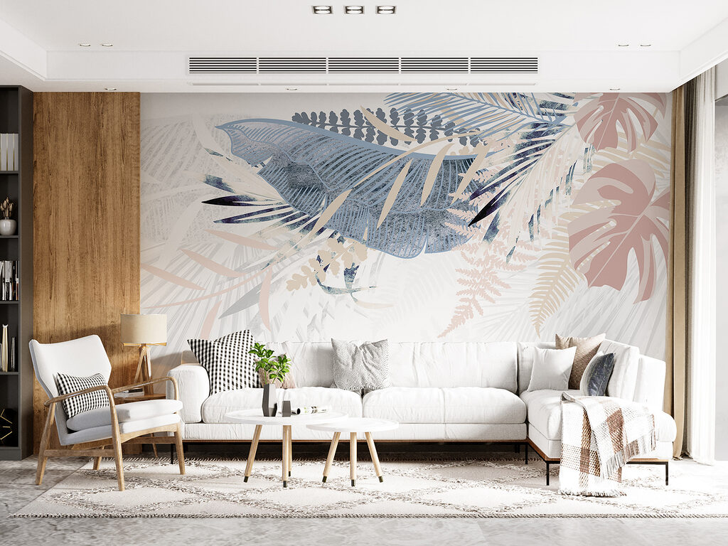 Fronde pastello in alto — ambiente 5