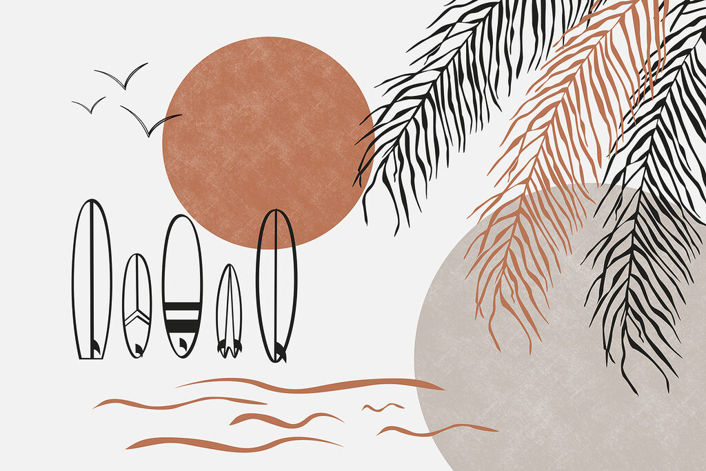 Surf al sole — design completo