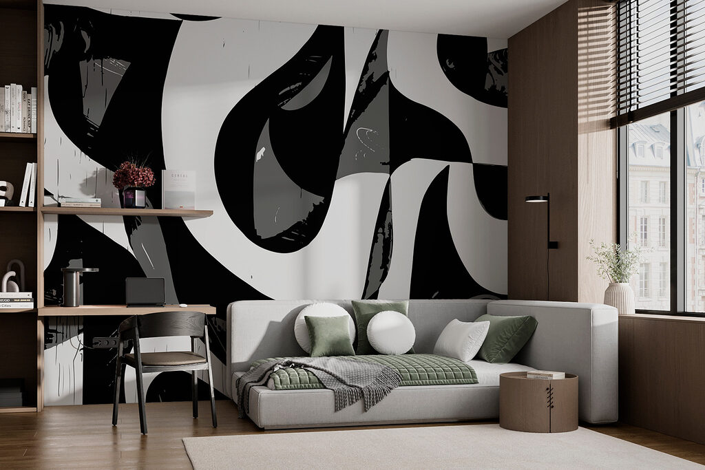 Linee bianche e nere — ambiente 1