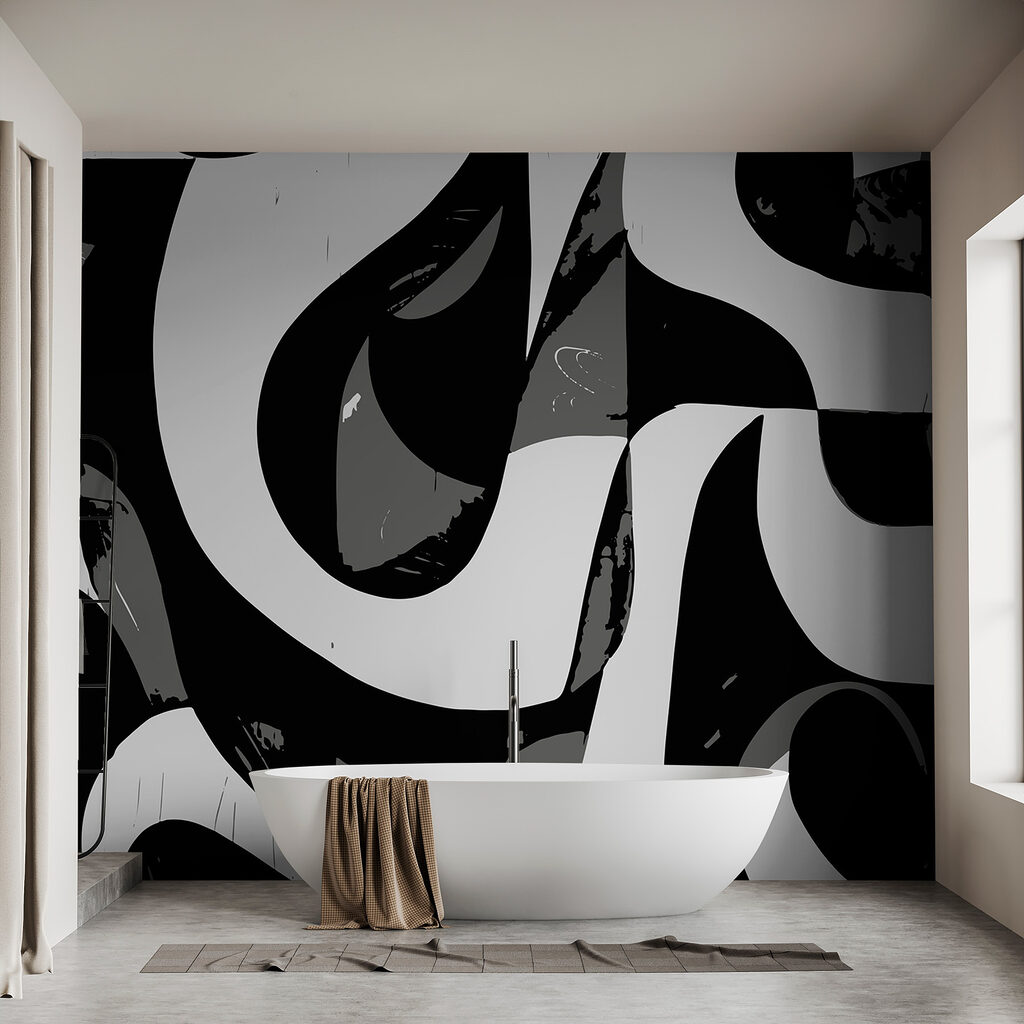 Linee bianche e nere — ambiente 3