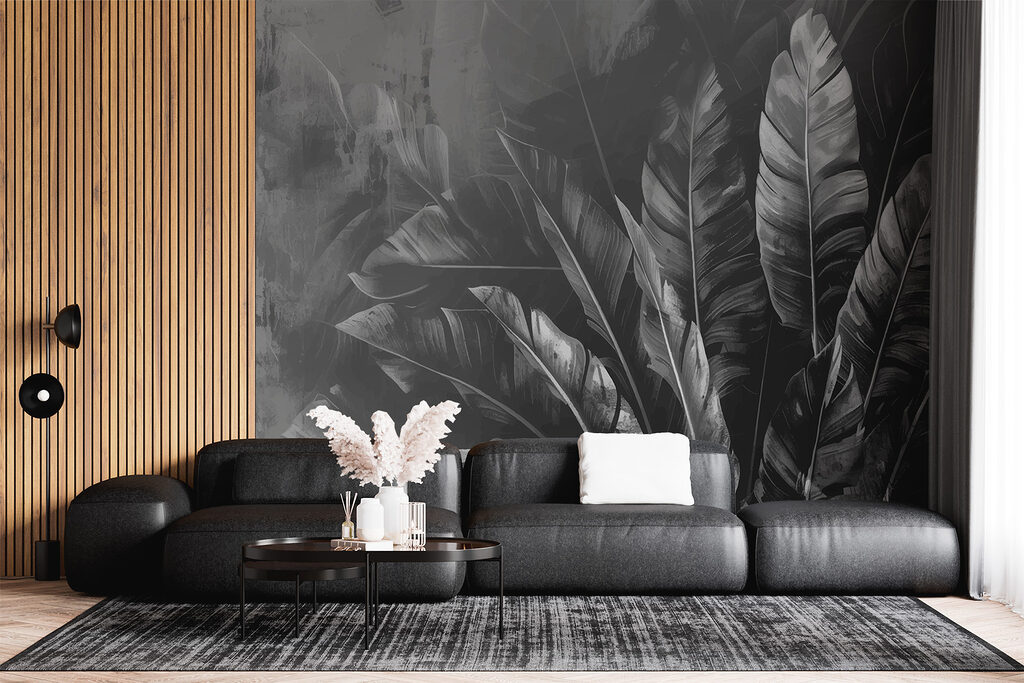 Foglie scure nella nebbia — ambiente 2