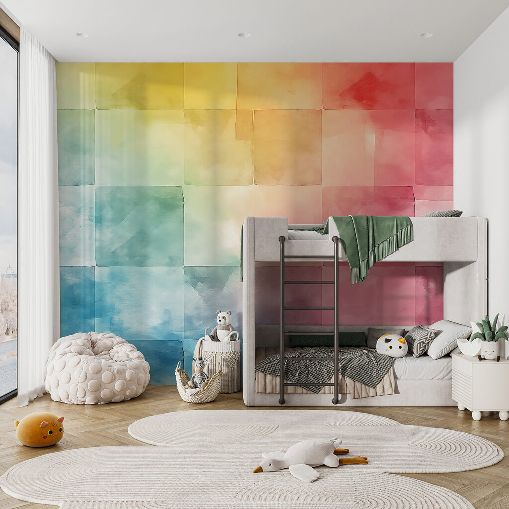 Campiture arcobaleno trasparenti — ambiente 3