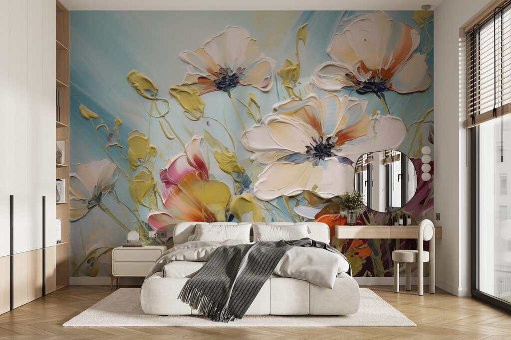 Grandi fiori e pennellate — ambiente 2