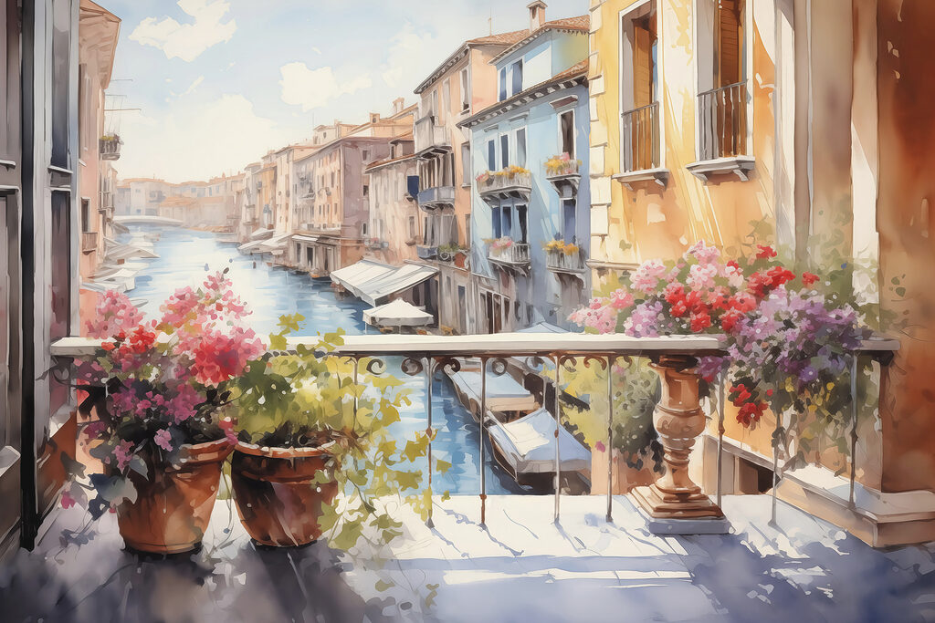 Balcone sul canale — design completo