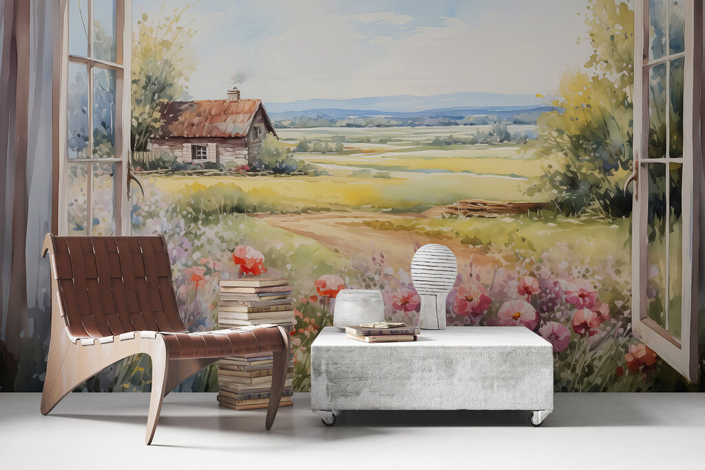Finestra sui campi fioriti — ambiente 2