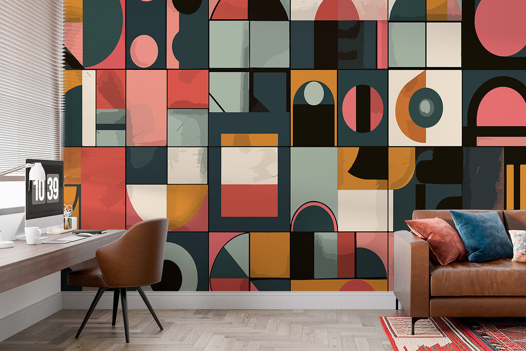 Forme colorate e geometrie — ambiente 2