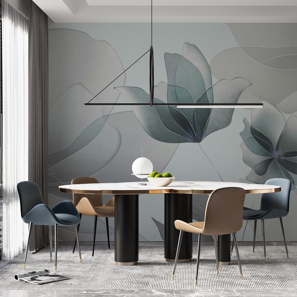 Petali lilla trasparenti — ambiente 2