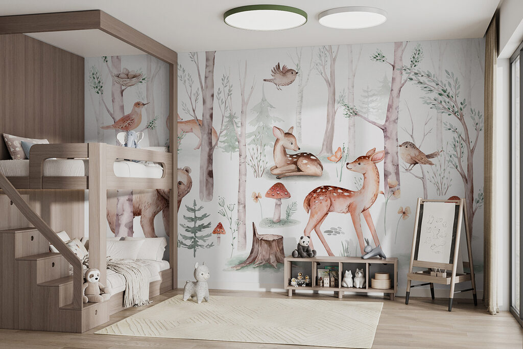 Cervo, orso e funghi — ambiente 2