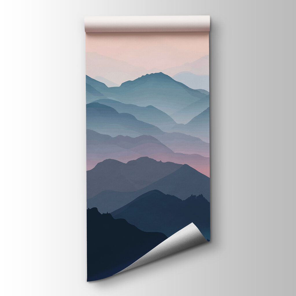 Strati di montagne lontane — vista del prodotto