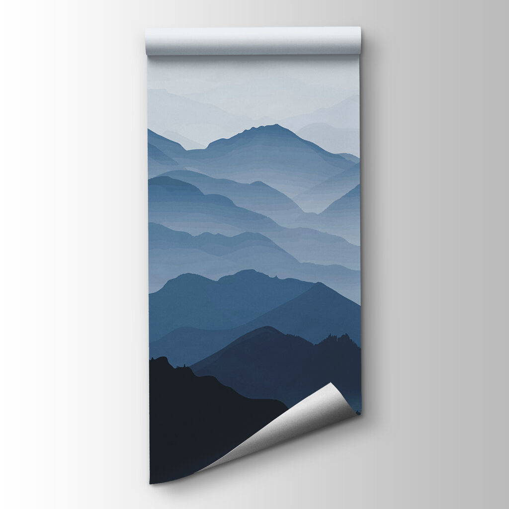 Strati di montagne lontane — vista del prodotto