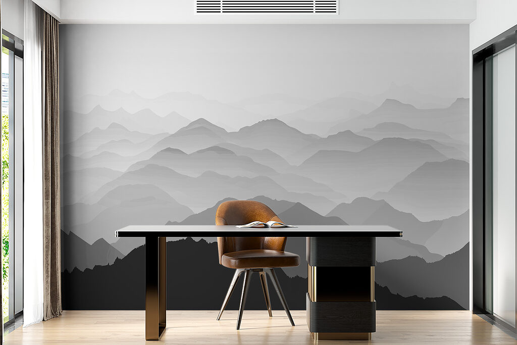 Strati di montagne lontane — ambiente 4