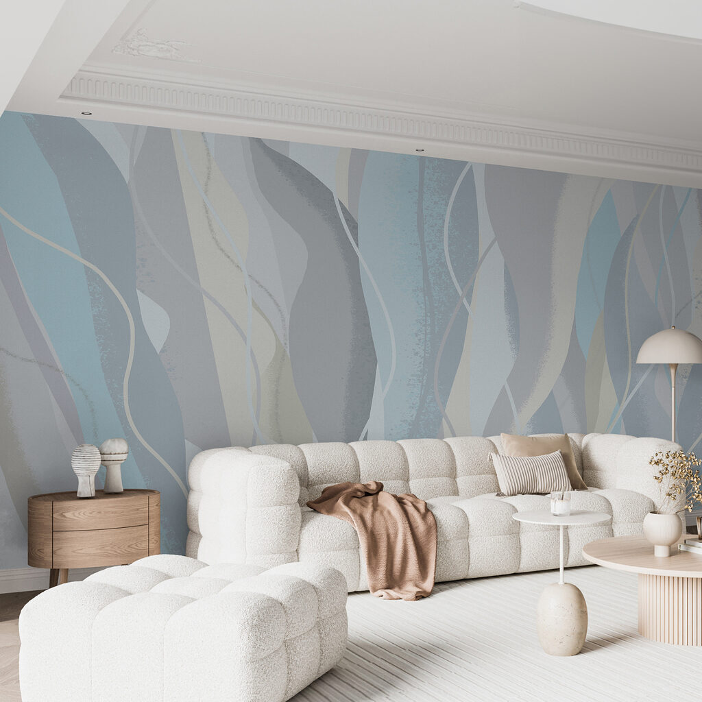 Foglie chiare ondulate — ambiente 1