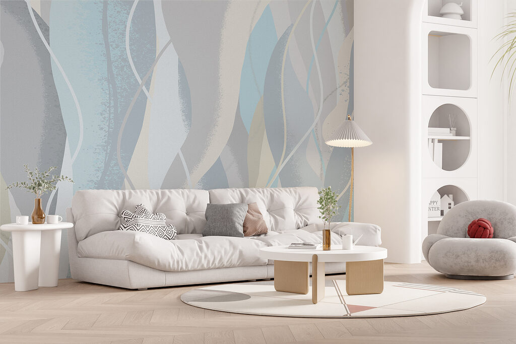 Foglie chiare ondulate — ambiente 3