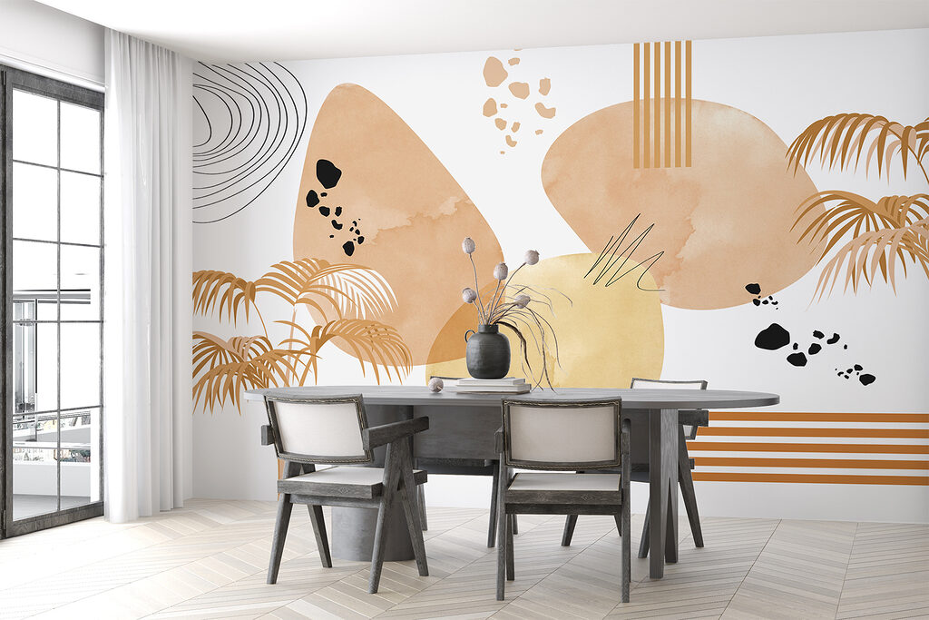 Palme e forme astratte — ambiente 2