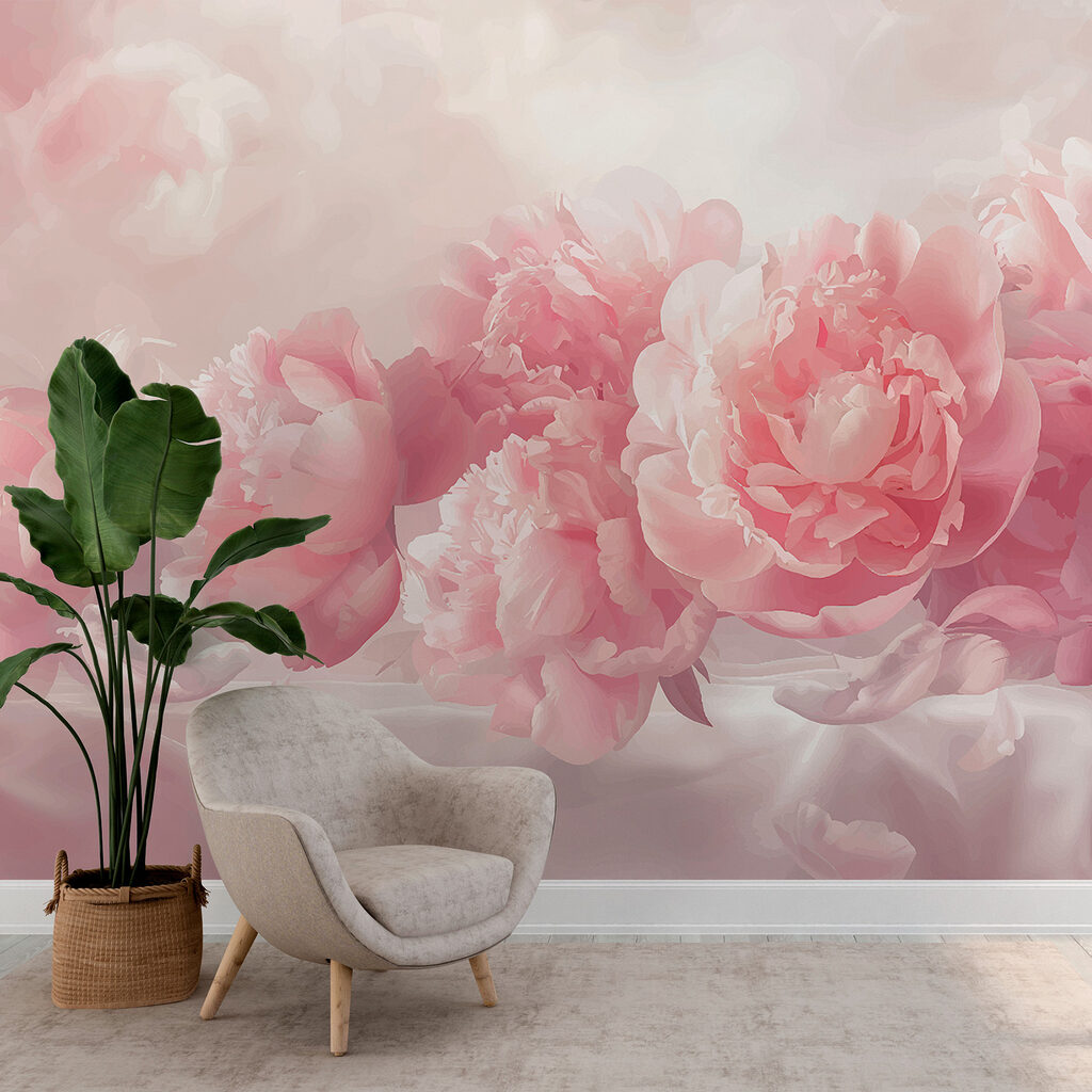 Peonie rosa e nuvole — ambiente 4