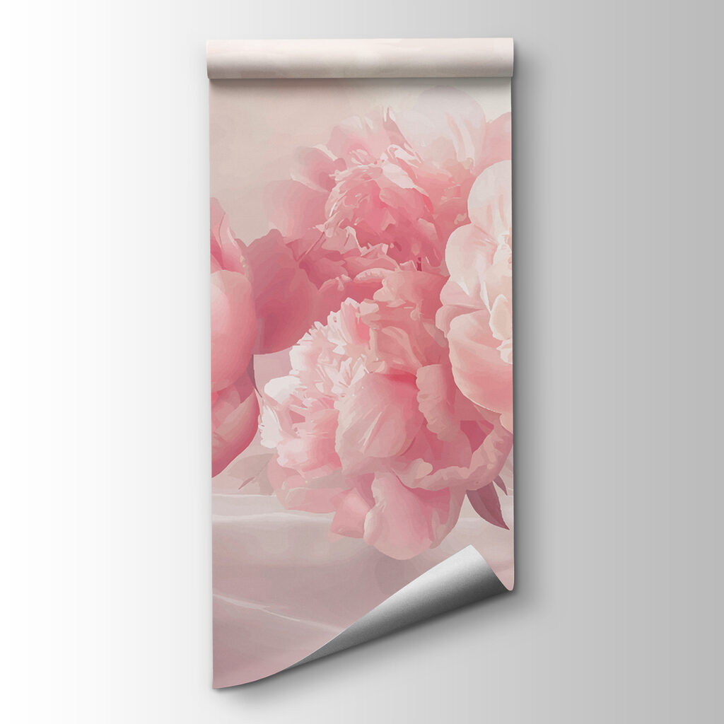 Peonie rosa e nuvole — vista del prodotto