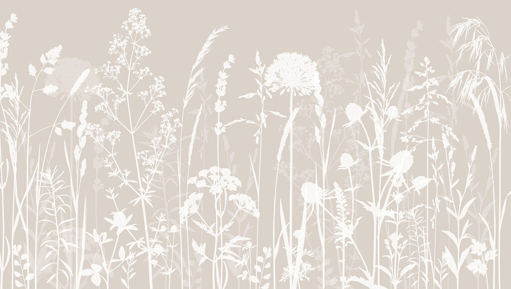 Prato bianco su beige — design completo