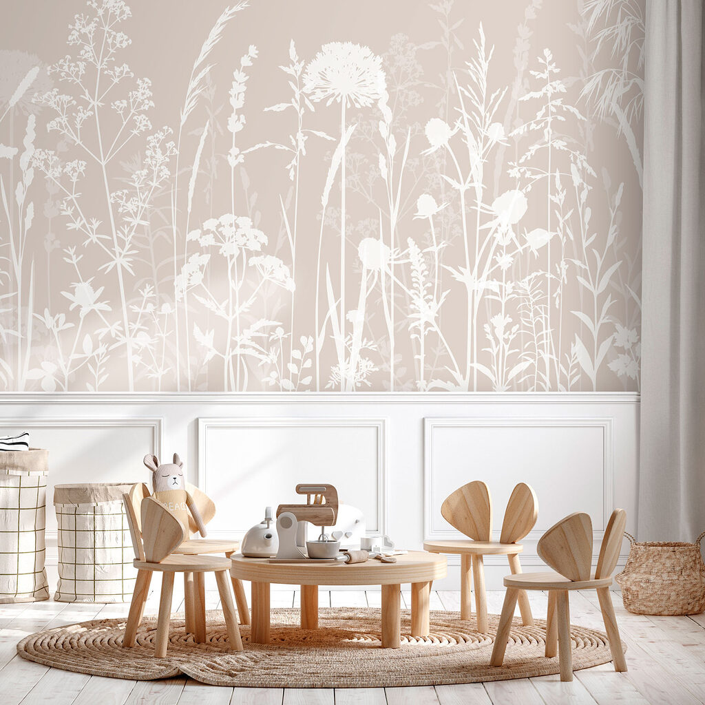 Prato bianco su beige — ambiente 2