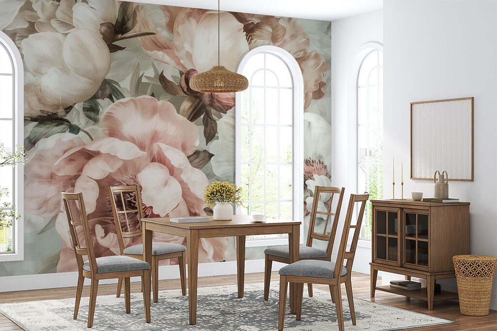 Fiori in rosa smorzato — ambiente 3