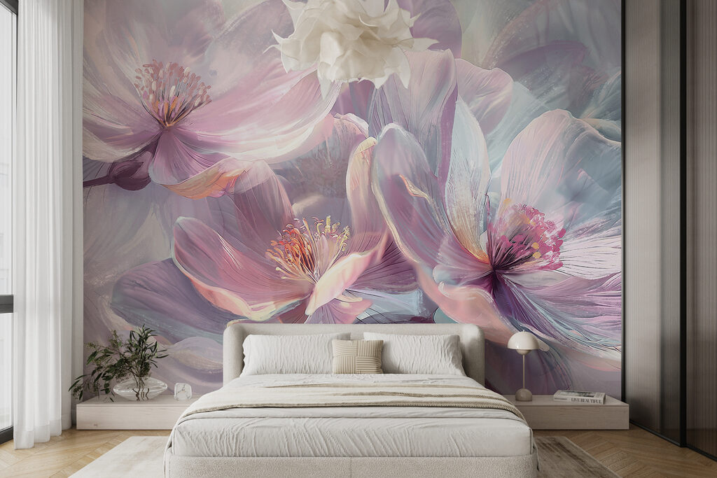 Fiori lilla lucidi — ambiente 3