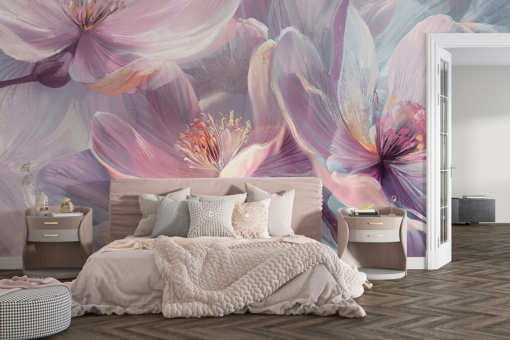 Fiori lilla lucidi — ambiente 5