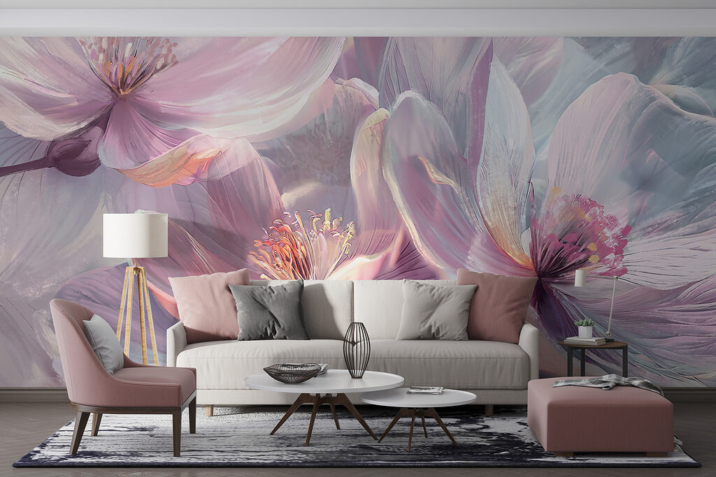 Fiori lilla lucidi — ambiente 6
