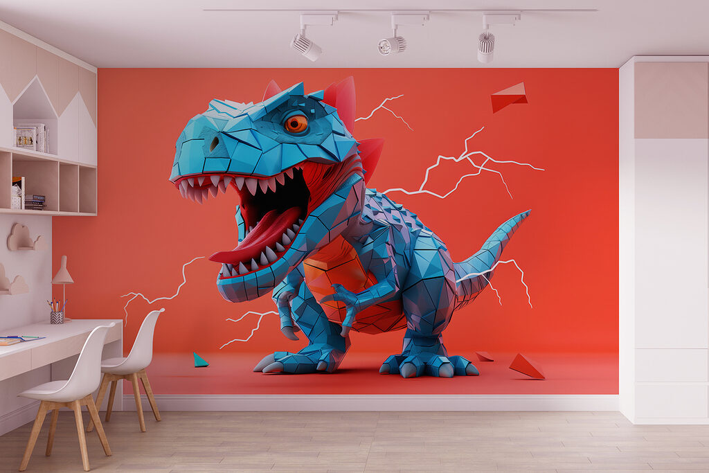 Dinosauro blu — ambiente 3