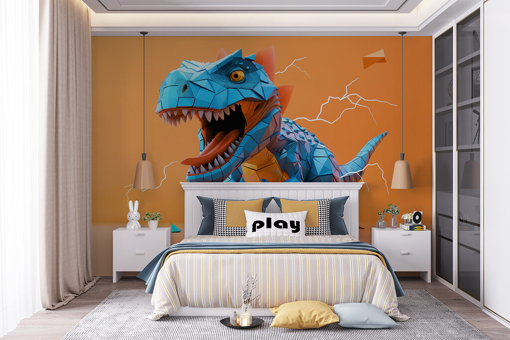 Dinosauro blu — ambiente 3