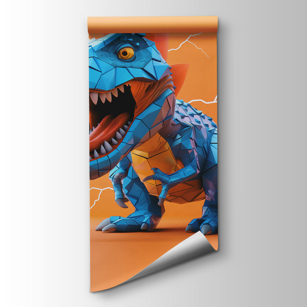 Dinosauro blu — vista del prodotto