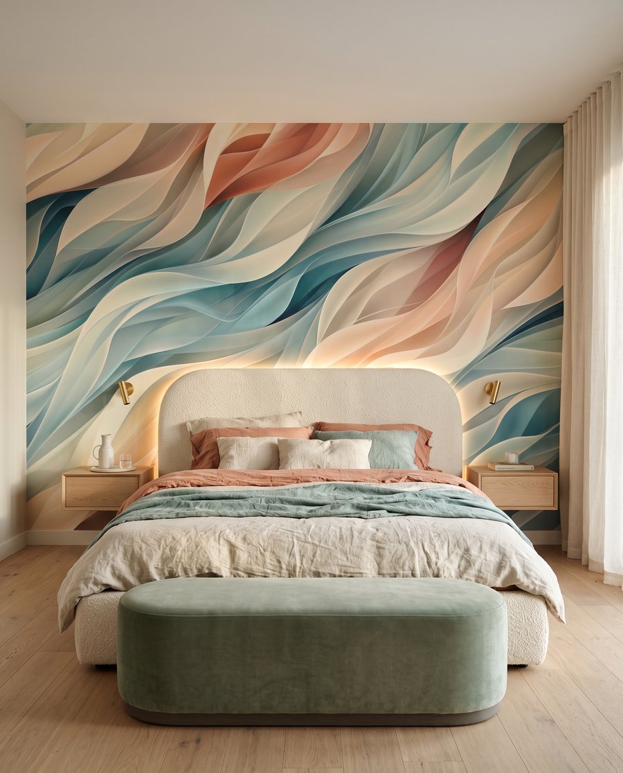 Onde in toni pastello — ambiente 2