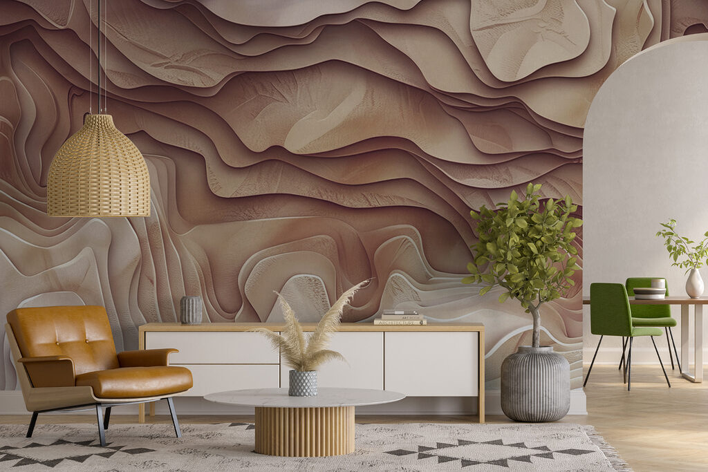 Creste ondulate rosa — ambiente 3