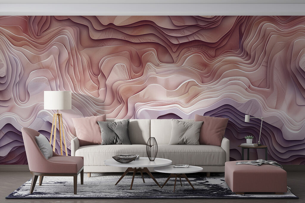 Creste ondulate rosa — ambiente 1