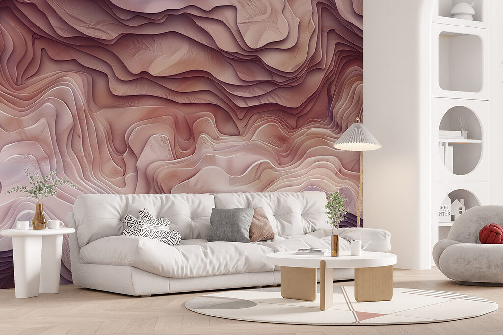 Creste ondulate rosa — ambiente 2