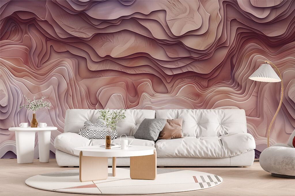 Creste ondulate rosa — ambiente 3